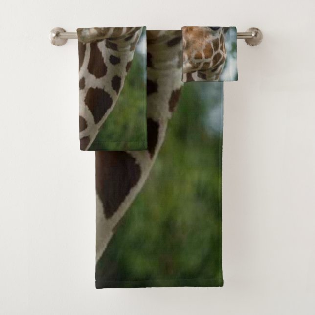 Conjunto De Toalhas Giraffe Lovers (Insitu)