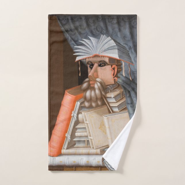 Conjunto De Toalhas Giuseppe Arcimboldo - O Bibliotecário (Toalha de mão)