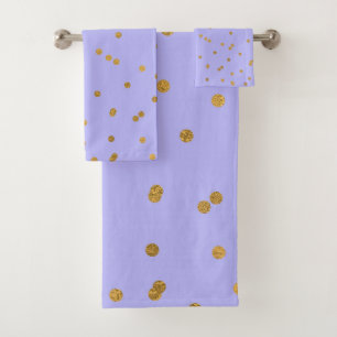 Conjunto De Toalhas Glamour de Glamour Moderno de Pontos de Confetti R