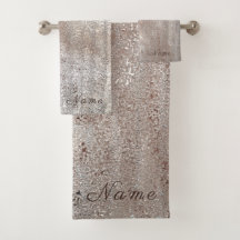 Glitter esbranquiçado de ouro castanho elegante