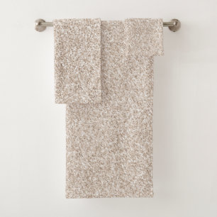 Conjunto De Toalhas Glitz de Creme de Esmagamento Sparkle