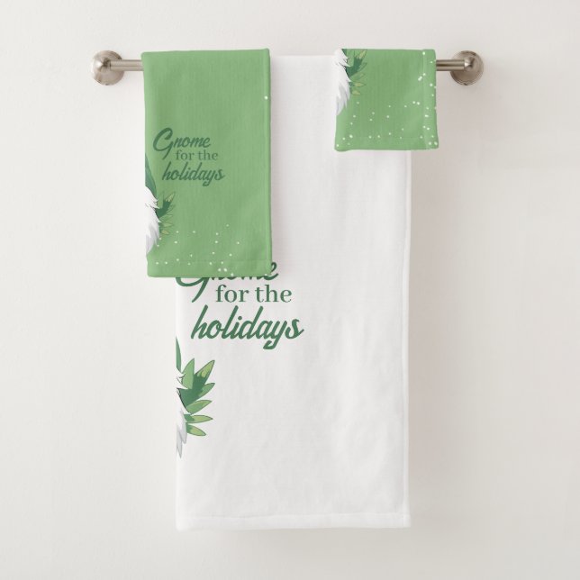 Conjunto De Toalhas Gnomo de Papais noeis bonitos para os feriados (Insitu)