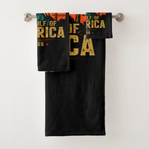 Conjunto De Toalhas Golfo dos EUA América Oriental 2025 - Retro Vintag