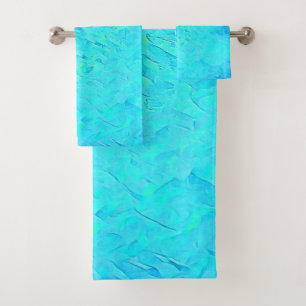 Conjunto De Toalhas Gorgee Aquarela Tema Tropical Oceânica Design