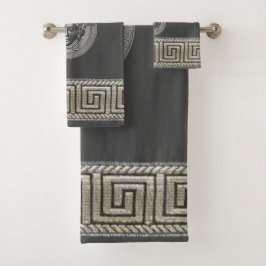 Conjunto De Toalhas Gorgon Silver - Convidado Medusa / Presente