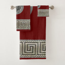 Conjunto De Toalhas Gorgon Silver - Convidado Medusa / Presente