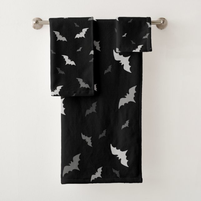 Conjunto De Toalhas 🦇 Gótica Vampire Bats (Insitu)