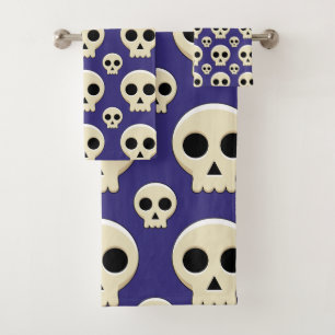 Conjunto De Toalhas Gótico Kawaii Cute Cute Cute Patterno