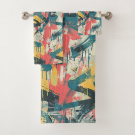 Conjunto De Toalhas Graffiti Art