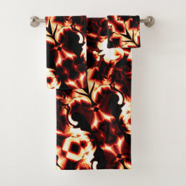 Conjunto De Toalhas Grande espelhamento de formas levemente esculpidas