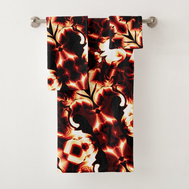 Conjunto De Toalhas Grande espelhamento de formas levemente esculpidas (Insitu)