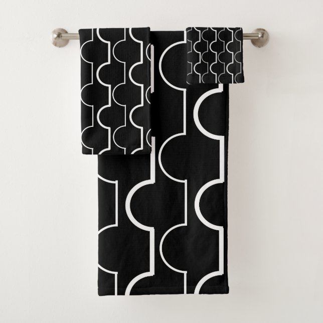 Conjunto De Toalhas Grandes Viegas Pretas (Insitu)