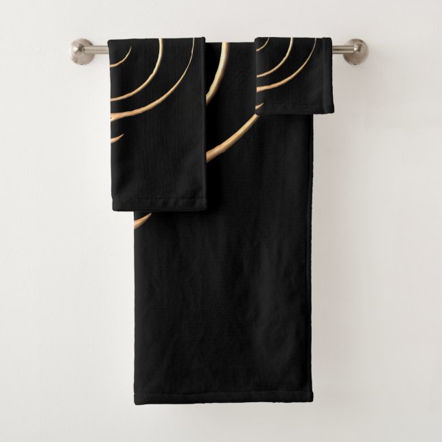 Conjunto De Toalhas Gratidão Dourada (Insitu)