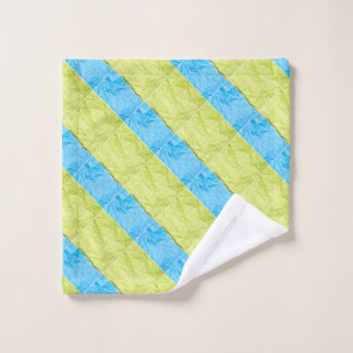 Conjunto De Toalhas green and blue blocks