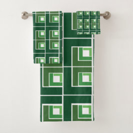 Conjunto De Toalhas Green Topsy Turvy