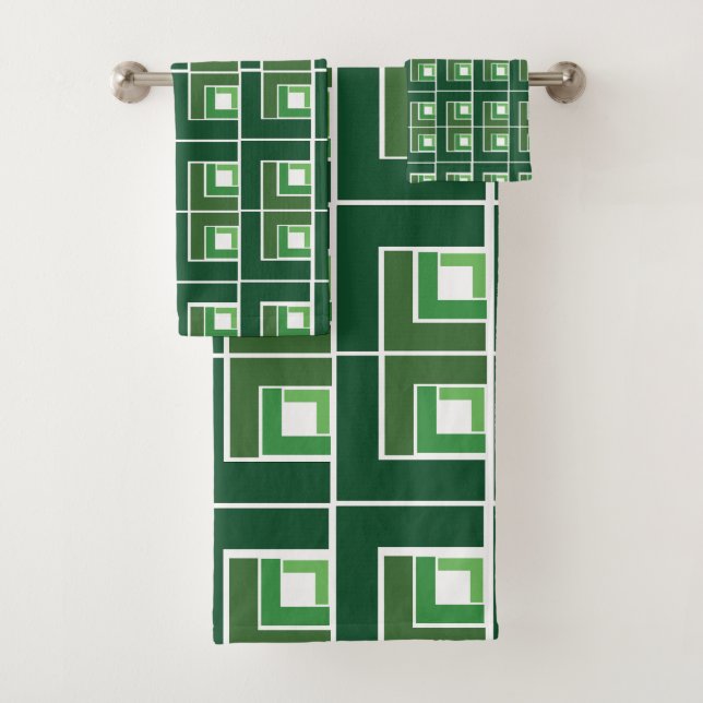 Conjunto De Toalhas Green Topsy Turvy (Insitu)