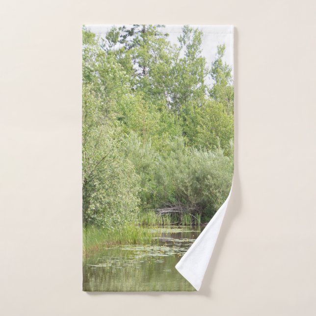 Conjunto De Toalhas Greenhill Pond Towel Set (Toalha de mão)