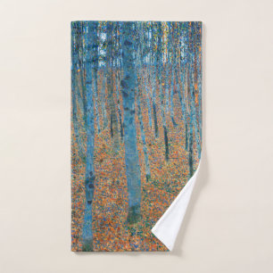 Conjunto De Toalhas Gustav Klimt Beech Tree Grove