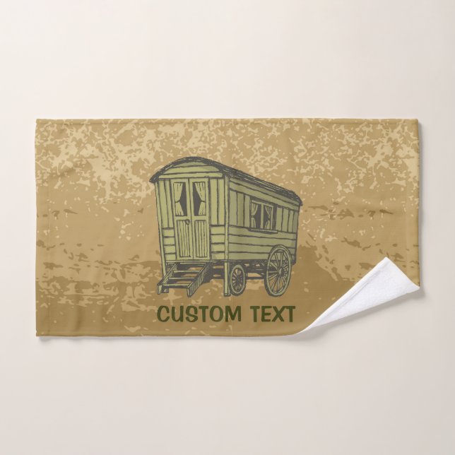 Conjunto De Toalhas Gypsy Caravan Wagon (Toalha de mão)
