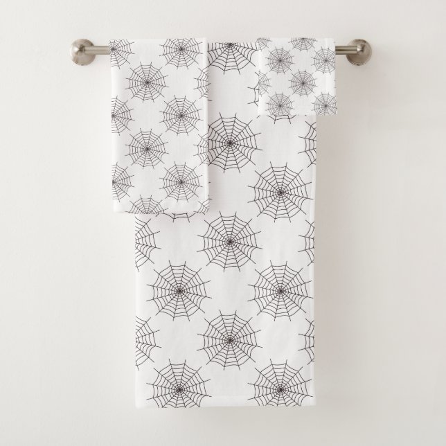 Conjunto De Toalhas Halloween, Aranha-Aranha, Truque Ou Tratar, Boo (Insitu)