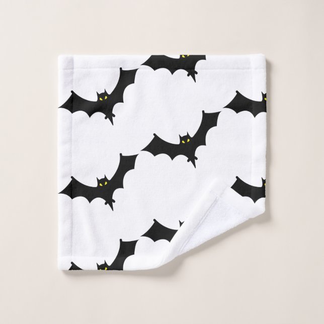 Conjunto De Toalhas Halloween Bat (Pano de lavar)
