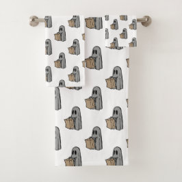 Conjunto De Toalhas Halloween, Cinzas Fantasmas, Truques Ou Tratamento