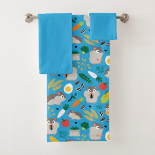 Conjunto De Toalhas Hamsters E Seus Tratamentos