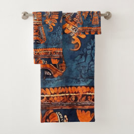 Conjunto De Toalhas Handtuch Set Azteken Stil Mexico Mittel- Südamerik