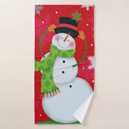 Conjunto De Toalhas Happy Snowman