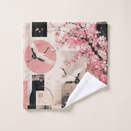 Conjunto De Toalhas Harmonia Avant-Garde de Sakura e Grous