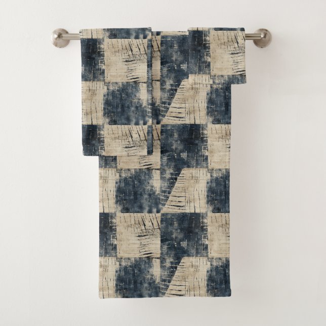 Conjunto De Toalhas Harmonia na Sinfonia Shibori Japonês (Insitu)