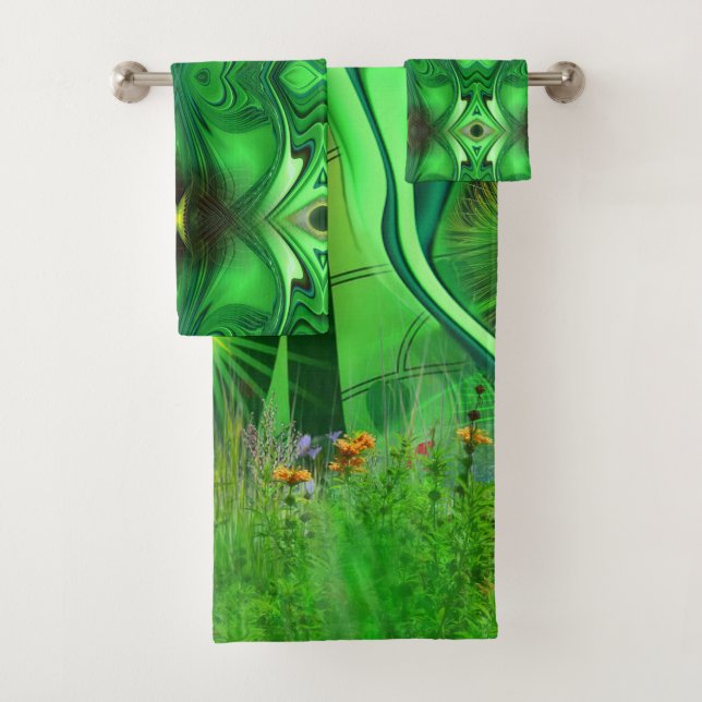 Conjunto De Toalhas Heart Chakra Energy Repeat Crossbody Bag (Insitu)