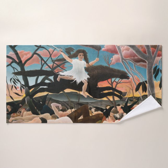 Conjunto De Toalhas Henri Rousseau - A Guerra (Toalha de Banho)