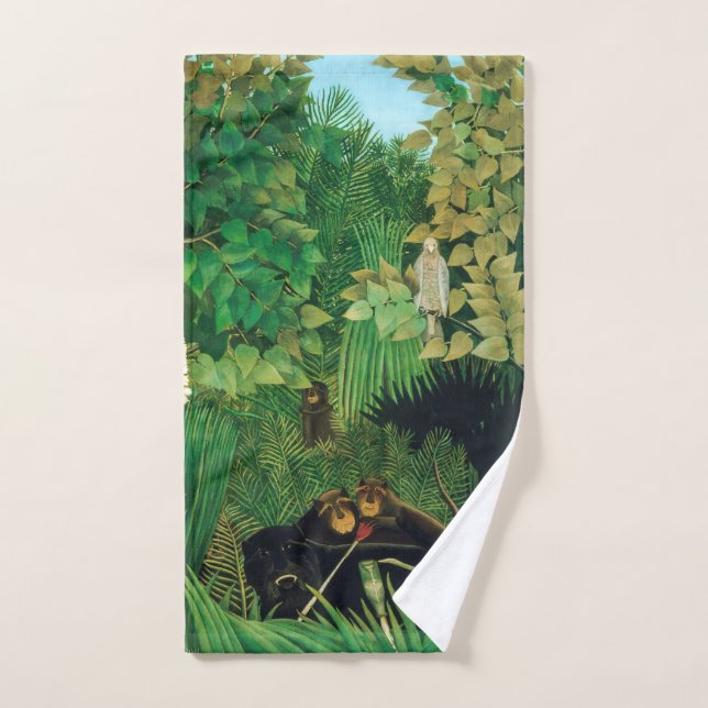 Conjunto De Toalhas Henri Rousseau - Os Alegres Bufões (Toalha de mão)