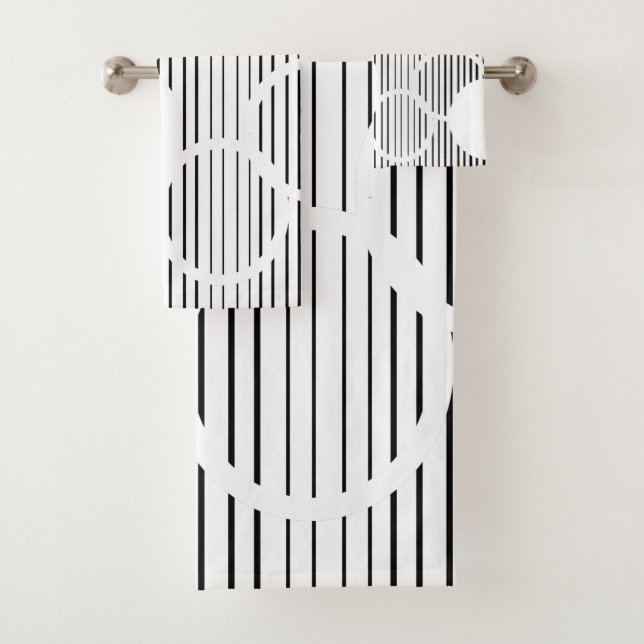 Conjunto De Toalhas Hexágonos Vinculados  (Insitu)