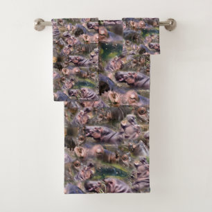 Conjunto De Toalhas Hipo Picture Collarge,