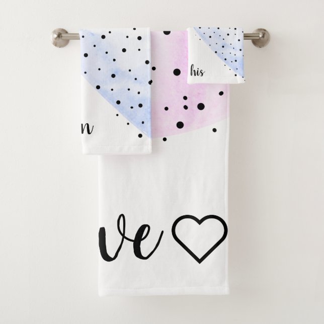 Conjunto De Toalhas História do Amor (Insitu)