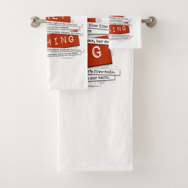 Conjunto De Toalhas Hockey Slang (Insitu)