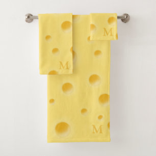 Conjunto De Toalhas Holey Swiss Cheese Fancioso Monogrammed Gift