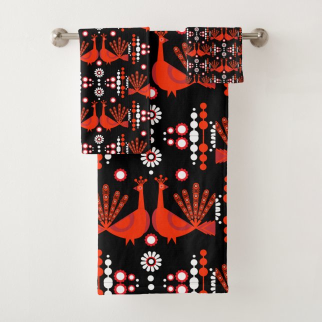 Conjunto De Toalhas Home Decor de Arte Pavock Original (Insitu)