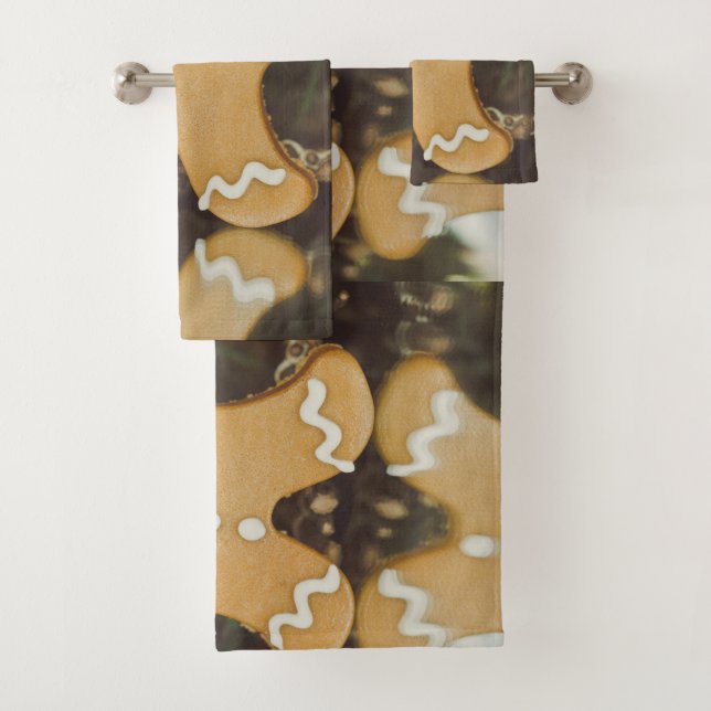 Conjunto De Toalhas Homem-pão de Natal (Insitu)
