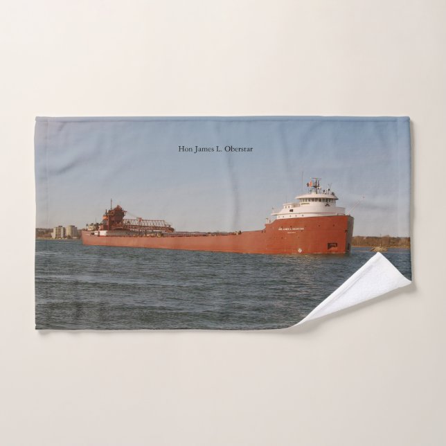 Conjunto de toalhas Hon James L. Oberstar (Toalha de mão)
