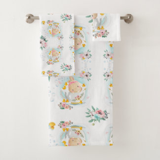 Conjunto De Toalhas Hora do banho de bolha de Bunny