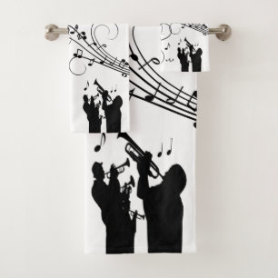 Conjunto De Toalhas Horn Section Music Design