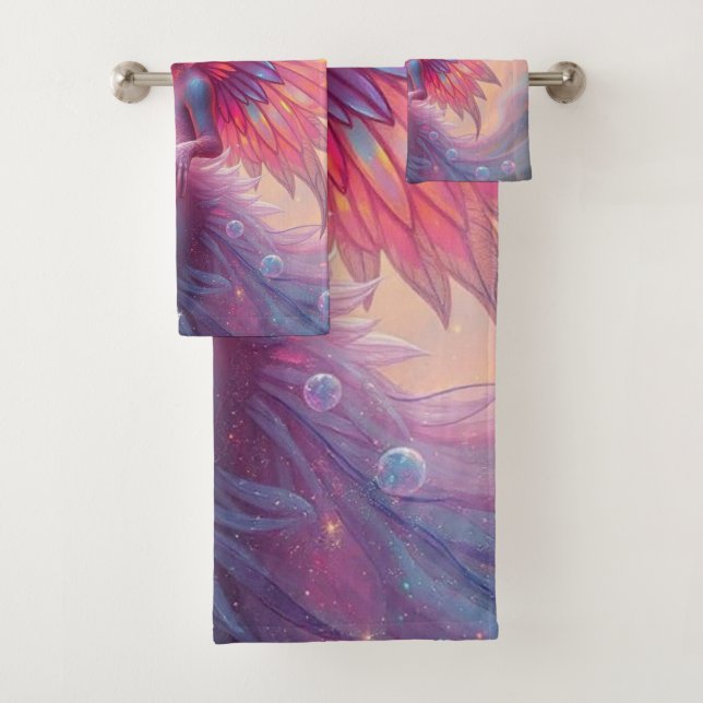 Conjunto De Toalhas Hüterinnen des Himmels – Elara & Vireya (Insitu)