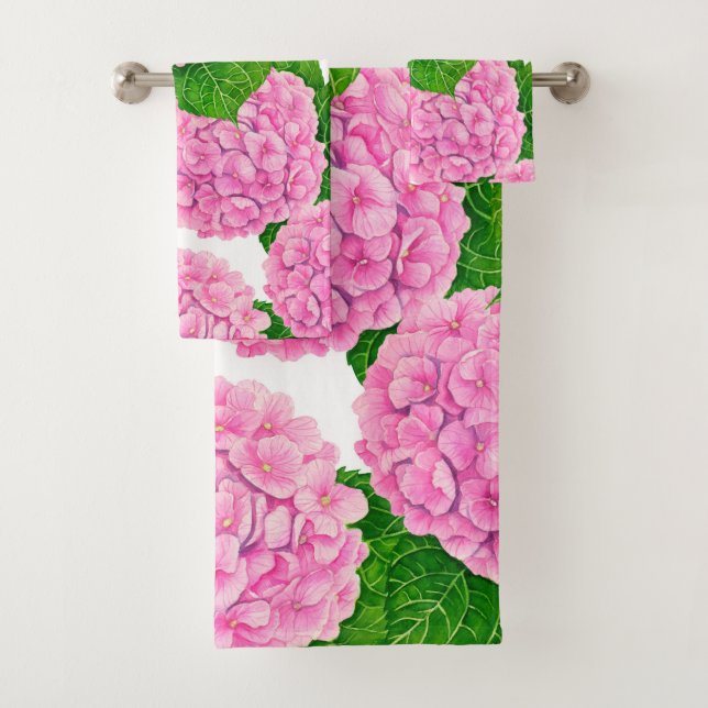Conjunto De Toalhas Hydrangea waterolage (Insitu)