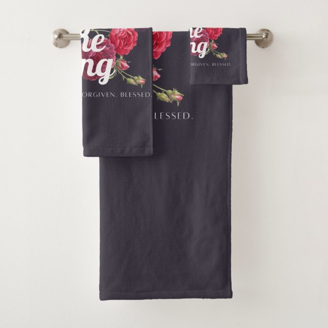Conjunto De Toalhas "I am a Daughter of the King" Towel (Insitu)