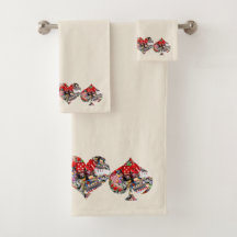 Ícones de Las Vegas reproduzindo formas de cartões