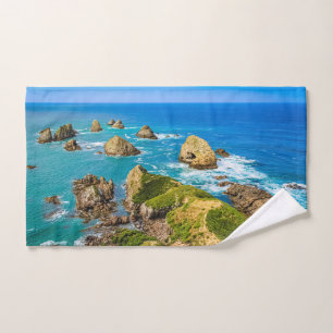 Conjunto De Toalhas Ilhas Nugget Point, Nova Zelândia