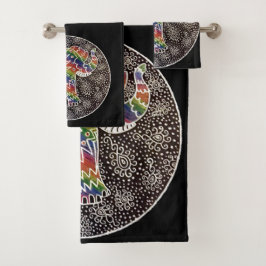 Conjunto De Toalhas Iluminação do elefante